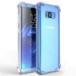 Galaxy S8 Case, Comsoon [Drop Cushion] [Crystal Clear] Soft PC TPU Bumper Slim Protective Case Cover with Raised Bezels for Samsung Galaxy S8 2017 (Clear)