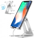 Comsoon Cell Phone Stand, Universal Adjustable Holder, Cradle, Charging Dock for all Smartphones, iPhone XS Max/ XS/ XR/ 8 Plus, Galaxy Note9/ S9, iPad Mini, Switch, Reading & Live Stream